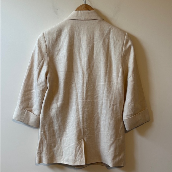 Orsay Cream Linen Blazer Jacket - Picture 10 of 10